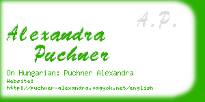 alexandra puchner business card